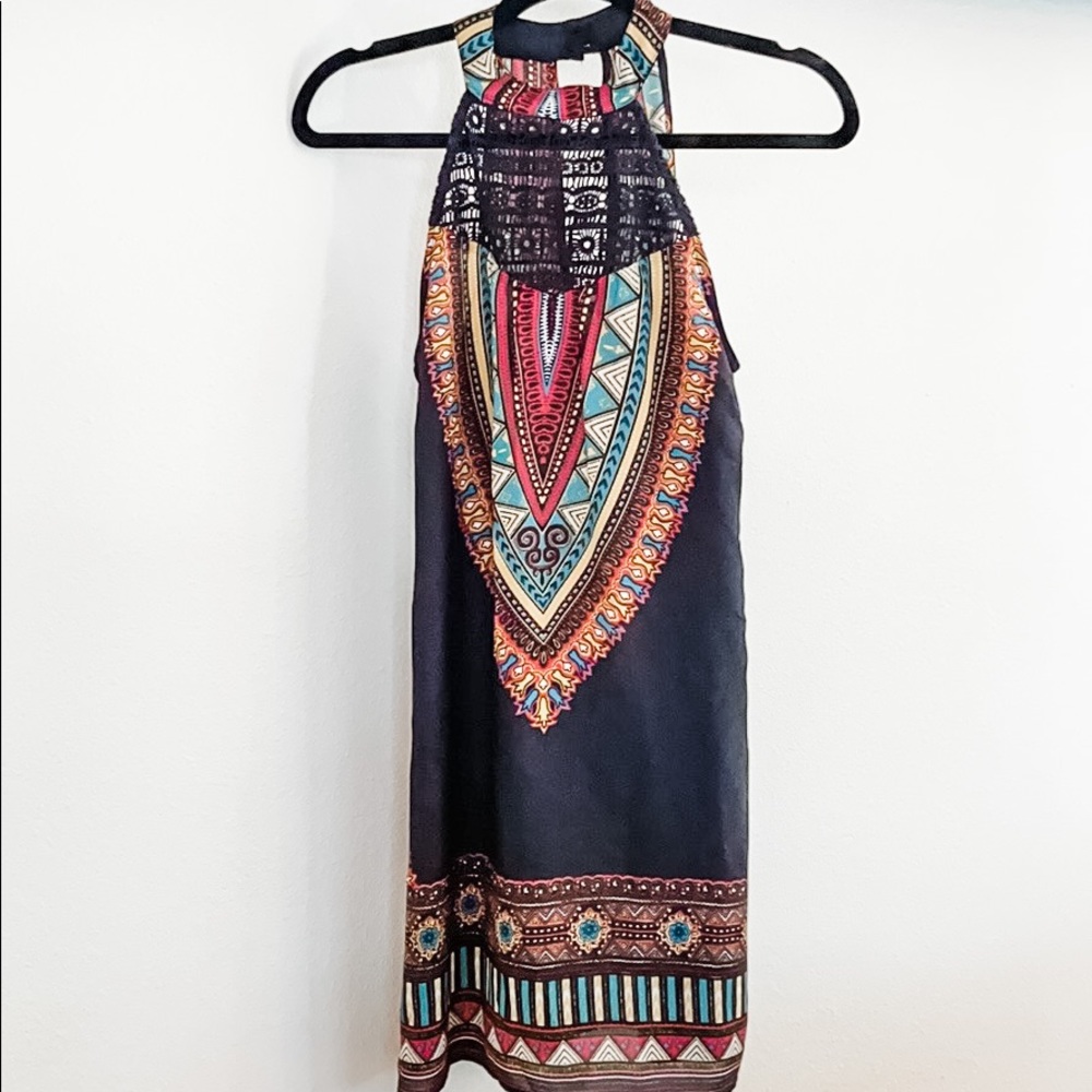 Boho halter dress